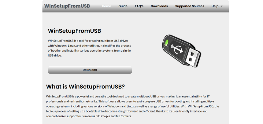 Can WinSetupFromUSB Install Windows and Linux Together