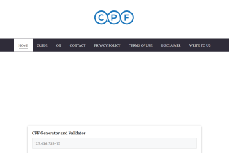 Is a CPF Generator Really Trustworthy