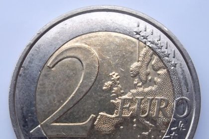 Euro coins and notes