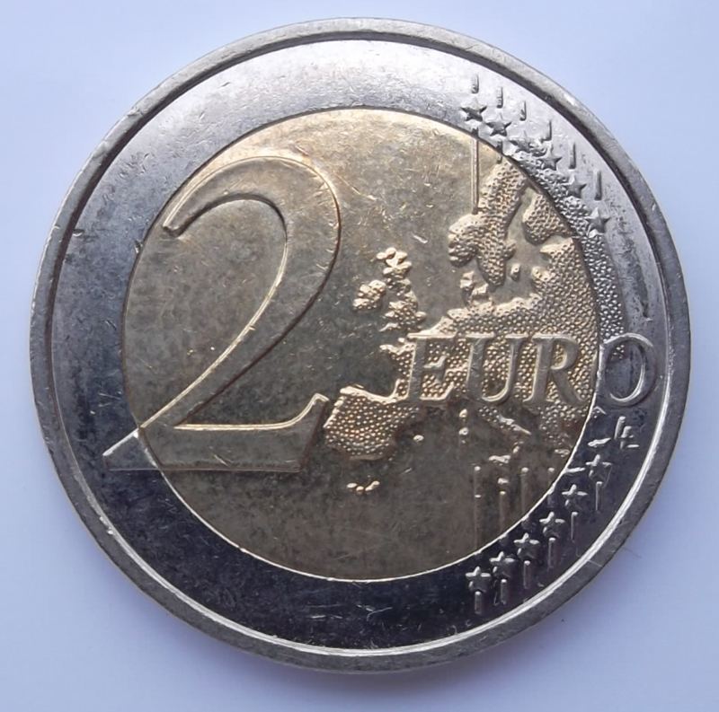 Euro coins and notes